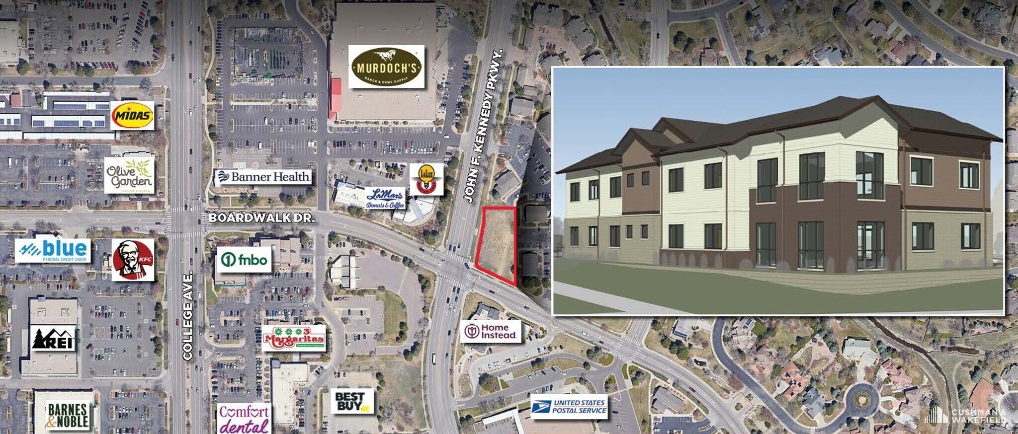 300 Boardwalk Dr, Fort Collins, CO à vendre Aérien- Image 1 de 2