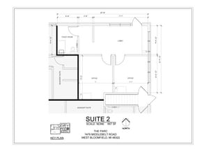 7399 Middlebelt Rd, West Bloomfield, MI for lease Floor Plan- Image 1 of 2