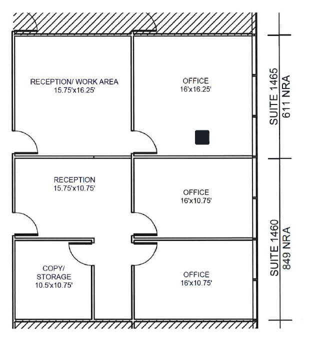 2100 Travis St, Houston, TX for lease Floor Plan- Image 1 of 1