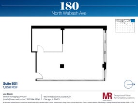 180 N Wabash Ave, Chicago, IL à louer Plan d’étage- Image 1 de 1