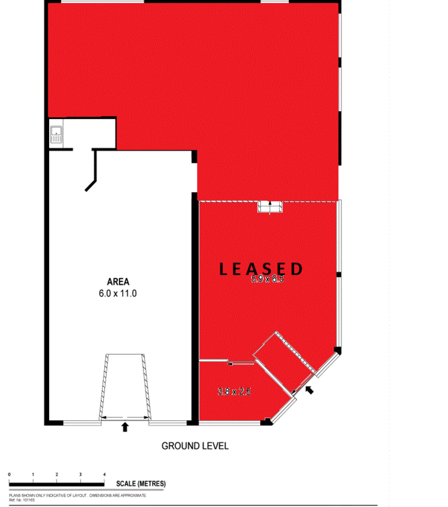 166 Cowper St, Wollongong for lease Floor Plan- Image 1 of 5