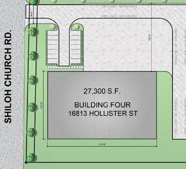 16813 Hollister St, Houston, TX à vendre - Plan de site - Image 3 de 4