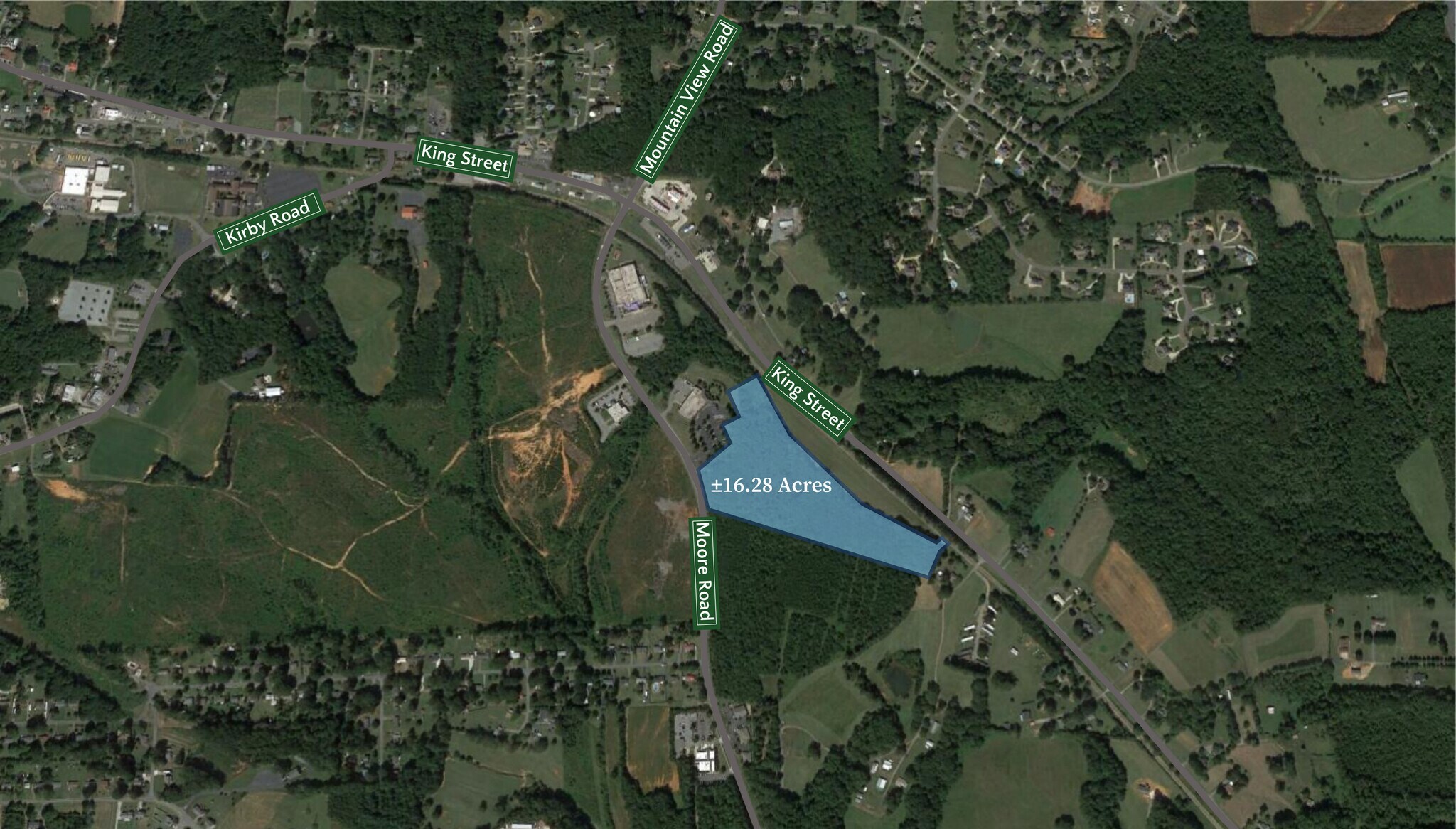 0 Moore Rd. Moore, King, NC à vendre Aérien- Image 1 de 3