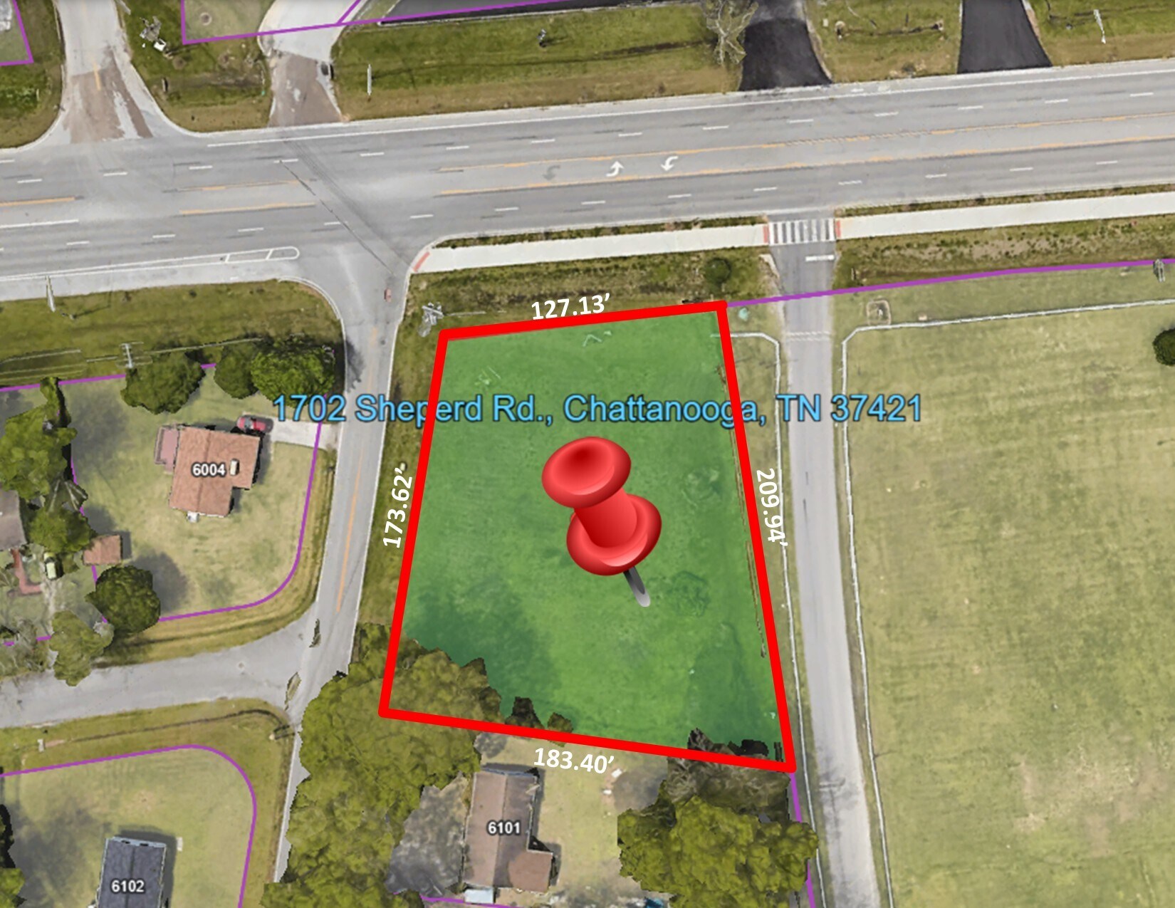 1702 Shepherd rd, Chattanooga, TN à vendre Plan cadastral- Image 1 de 12