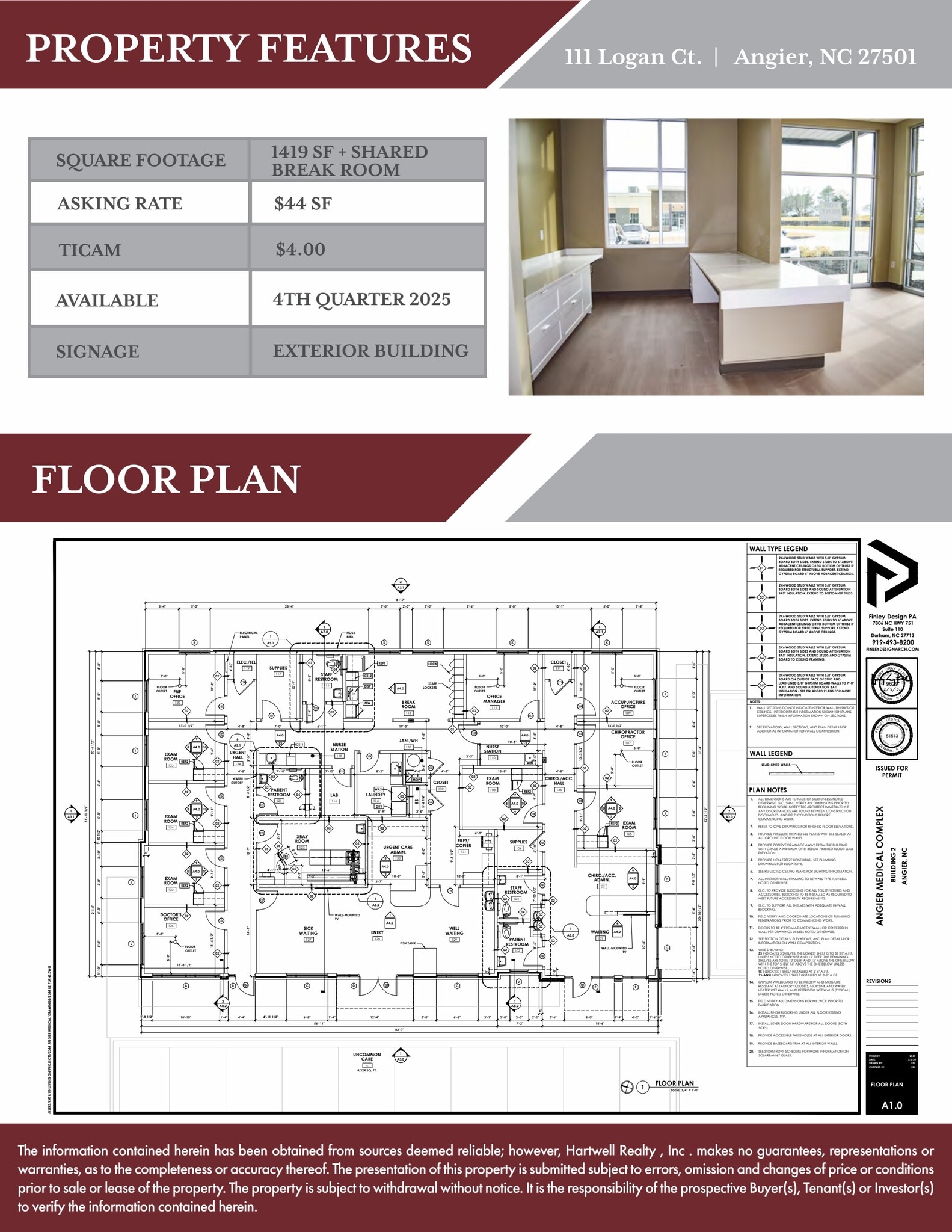 111 Logan Ct, Angier, NC for lease Floor Plan- Image 1 of 1