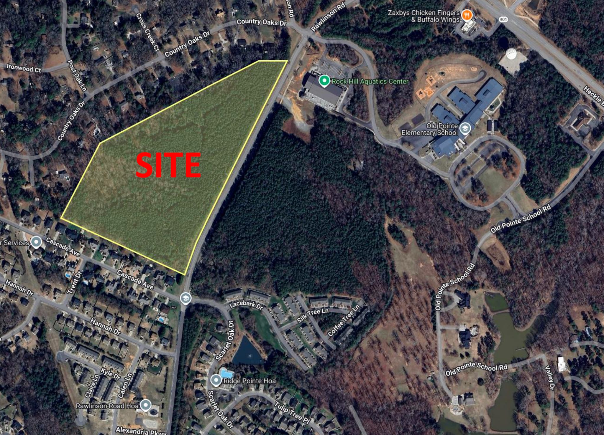 404 Rawlinson Rd, Rock Hill, SC for sale Aerial- Image 1 of 6