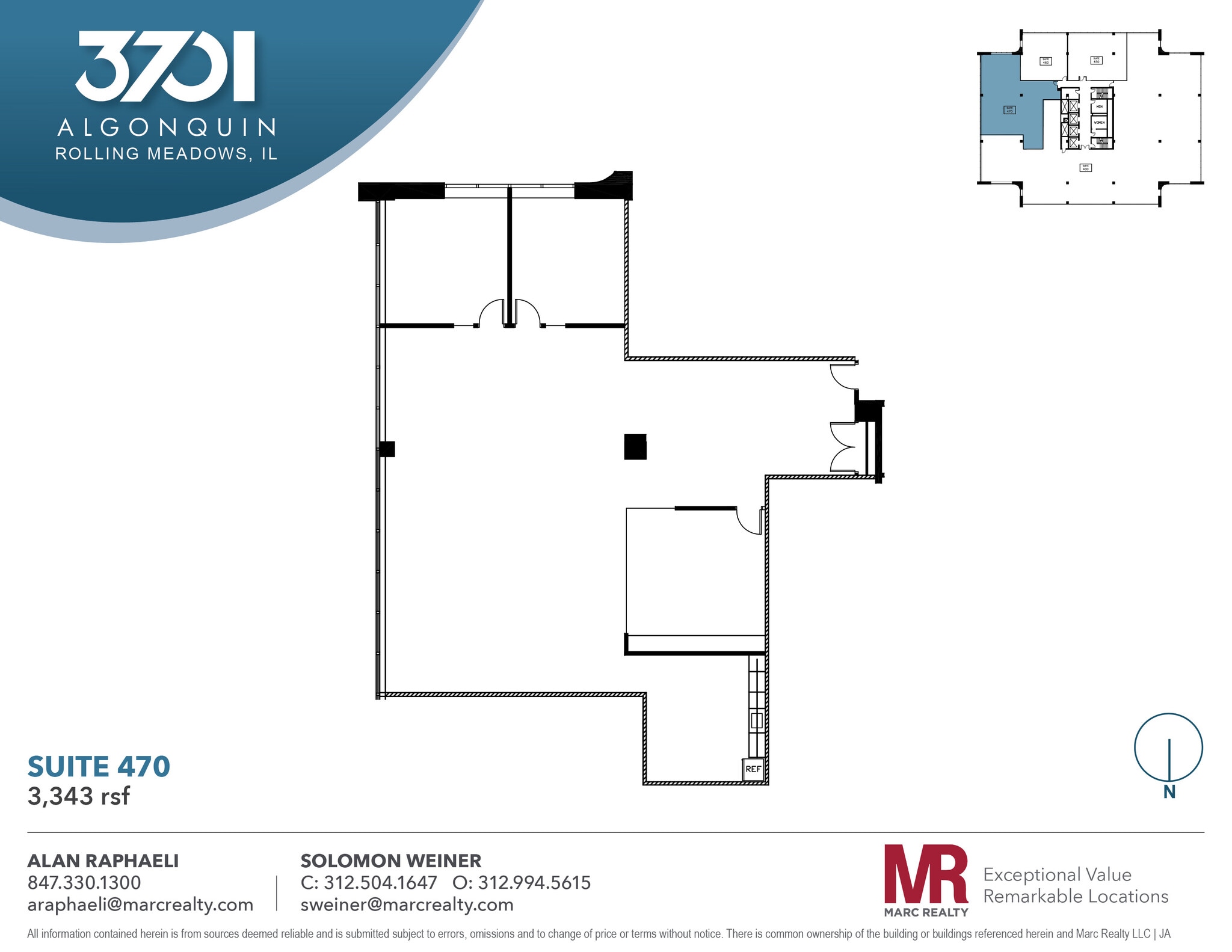 3701 Algonquin Rd, Rolling Meadows, IL for lease Floor Plan- Image 1 of 7