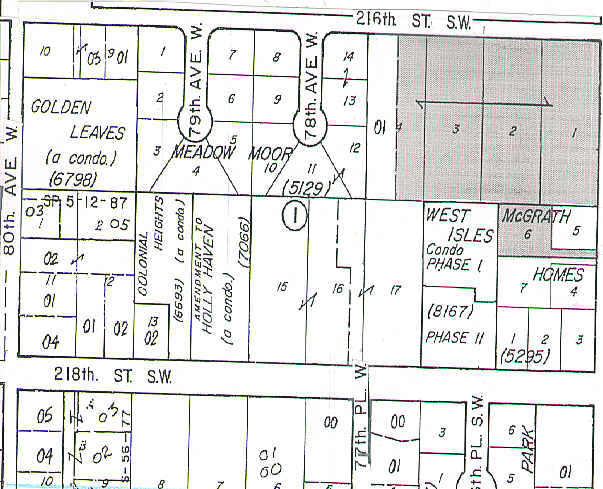 21616 76th Ave W, Edmonds, WA à louer - Plan cadastral - Image 2 de 8