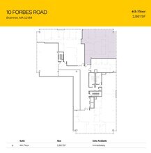 10 Forbes Rd, Braintree, MA for lease Floor Plan- Image 2 of 2