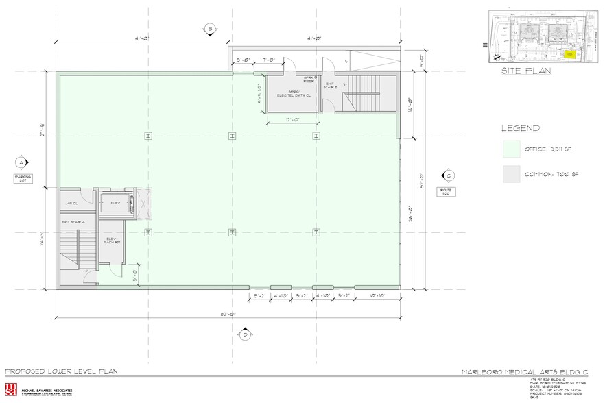 479 Route 520, Marlboro, NJ à louer - Plan de site - Image 2 de 5