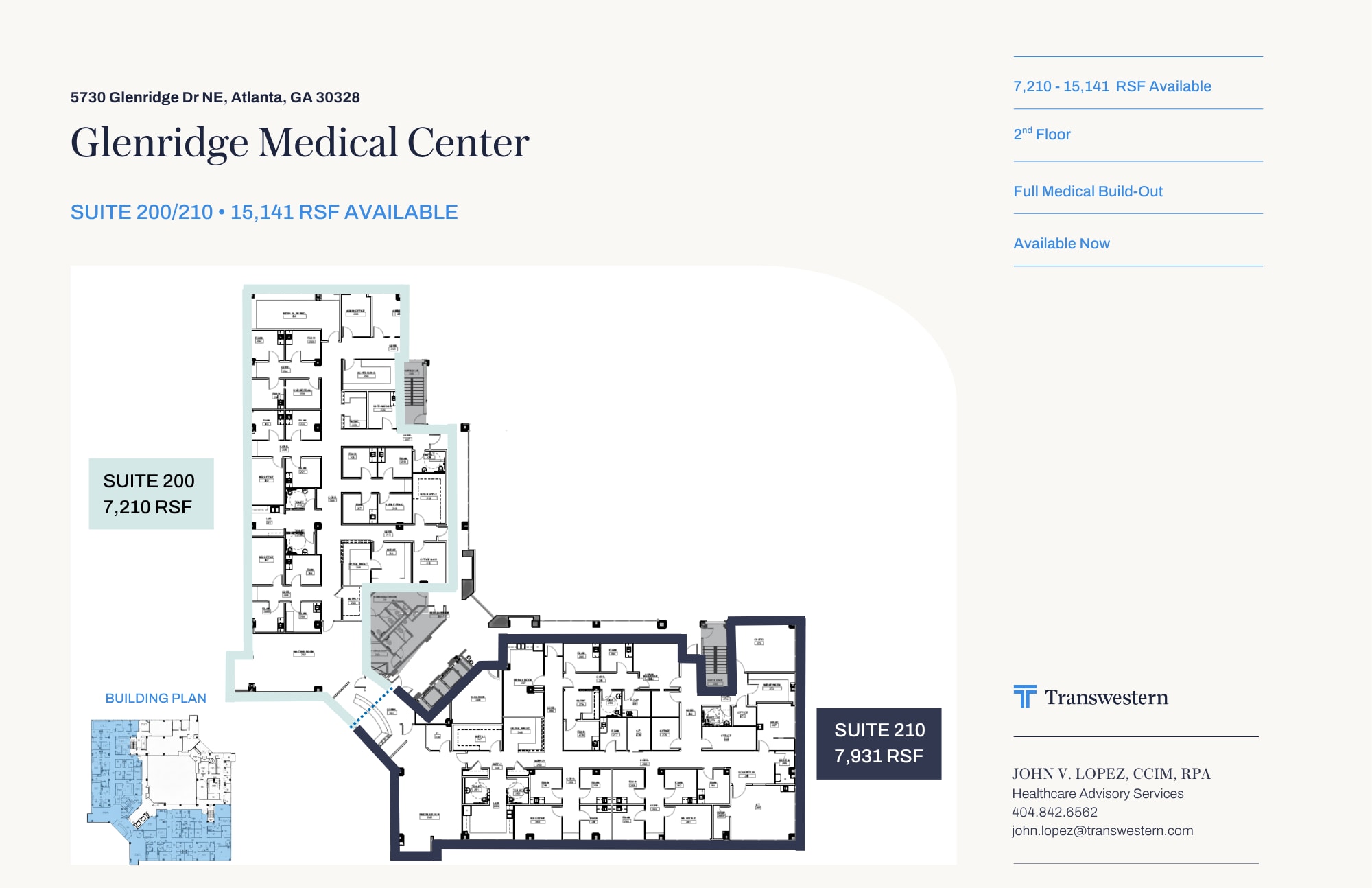 5730 Glenridge Dr NE, Atlanta, GA for lease Floor Plan- Image 1 of 2