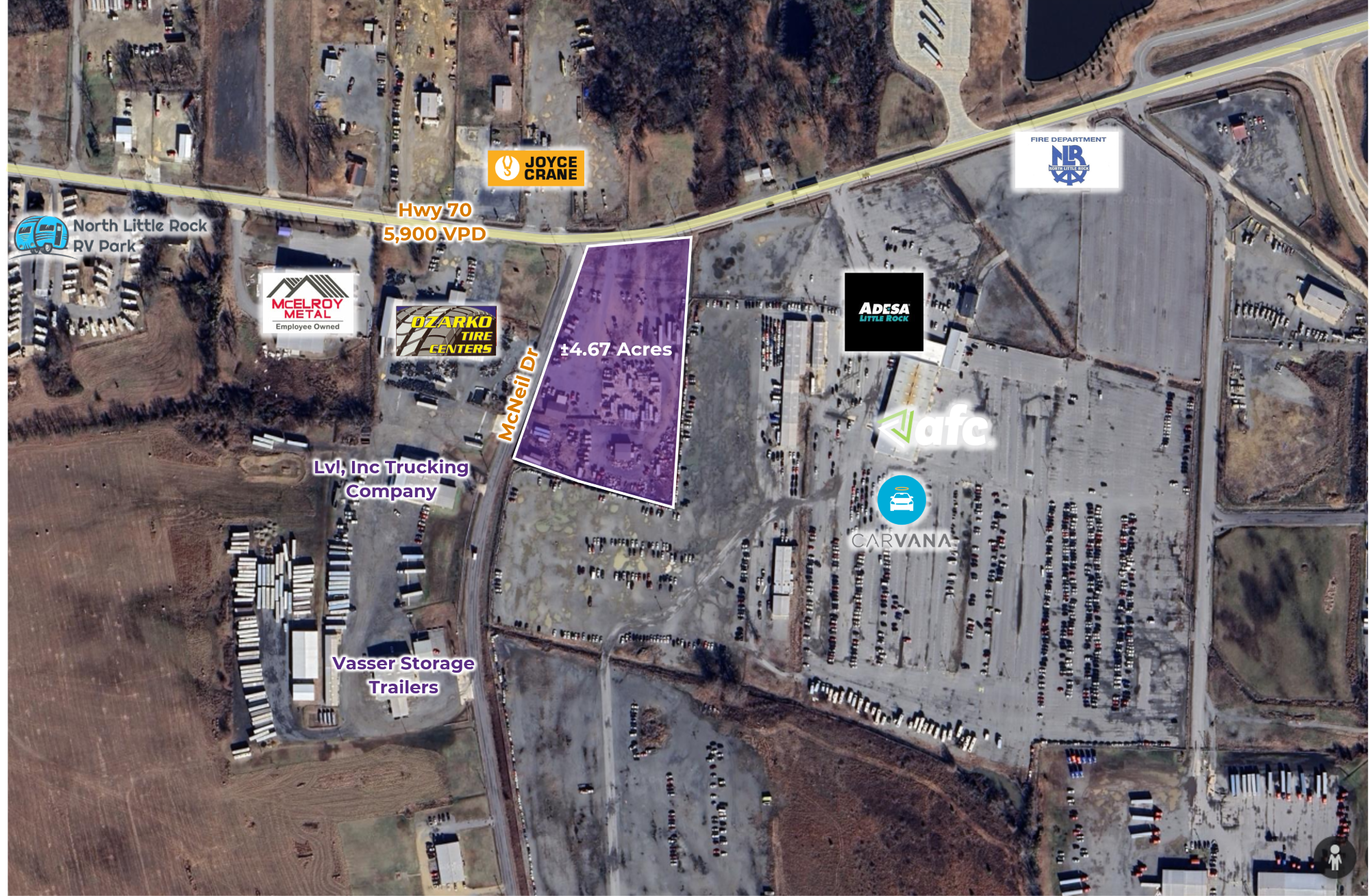 8608 Highway 70, North Little Rock, AR à vendre Photo principale- Image 1 de 2