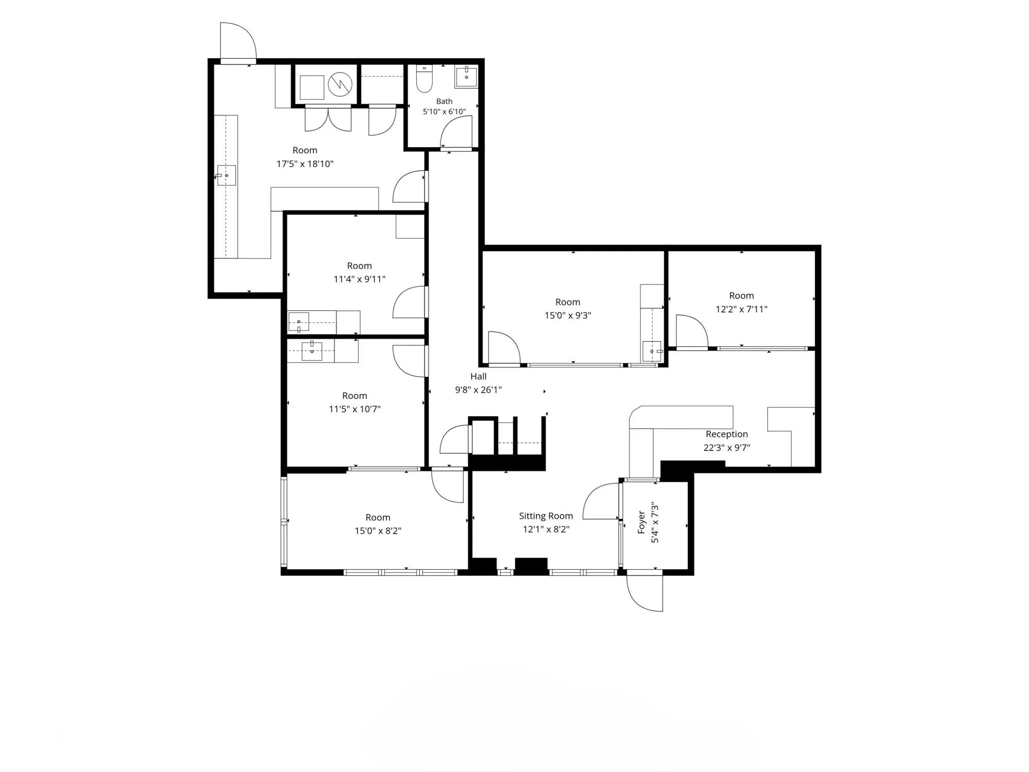 2220 W Belmont Ave, Chicago, IL for lease Floor Plan- Image 1 of 11