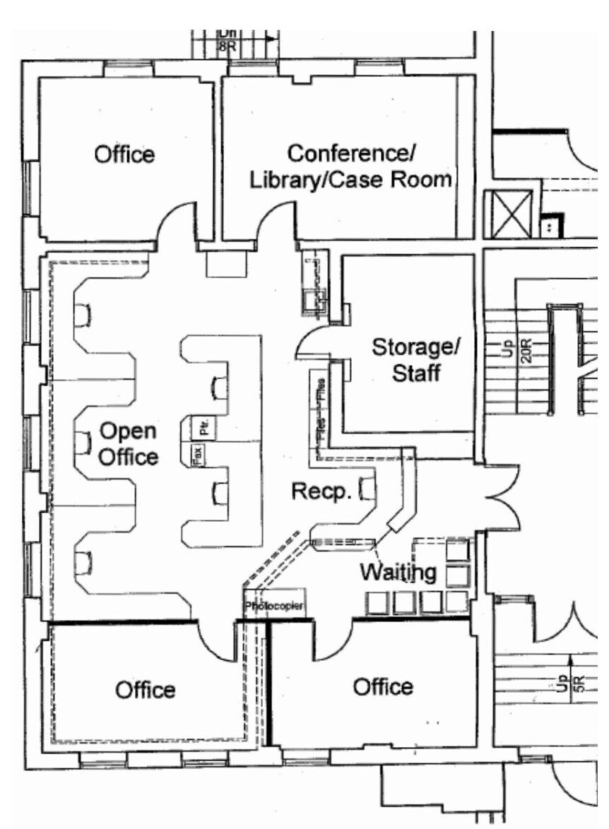 4836 50th St, Red Deer, AB for lease Floor Plan- Image 1 of 4