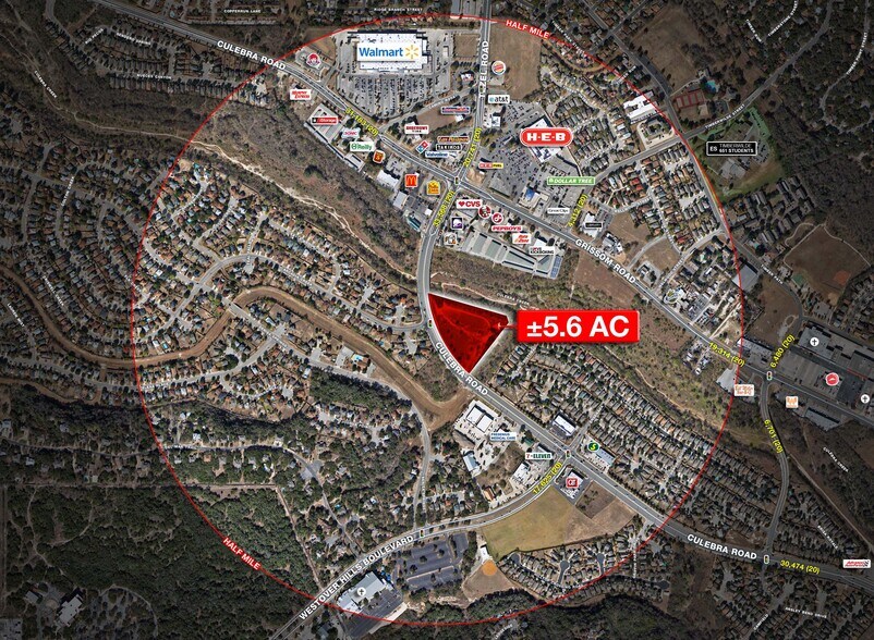 Culebra @ Arcadia Creek, San Antonio, TX for sale - Aerial - Image 2 of 3