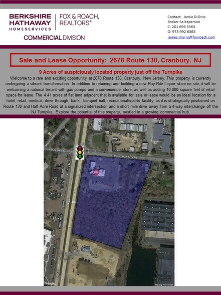 2678 Route 130, Cranbury, NJ à louer - Photo du bâtiment - Image 1 de 6