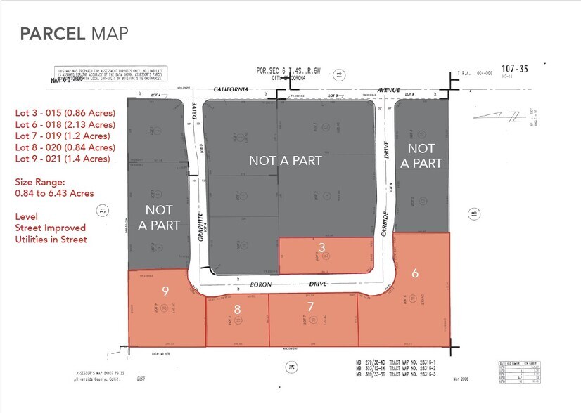 BORON DRIVE & CARBIDE DRIVE, Corona, CA à vendre - Photo du bâtiment - Image 3 de 4