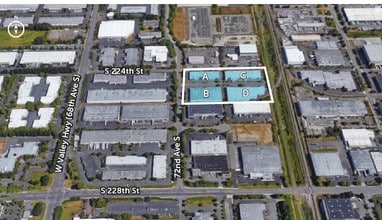 22402-22440 72nd Ave S, Kent, WA - Aerial  map view