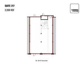 209 10th Ave S, Nashville, TN for lease Floor Plan- Image 1 of 1