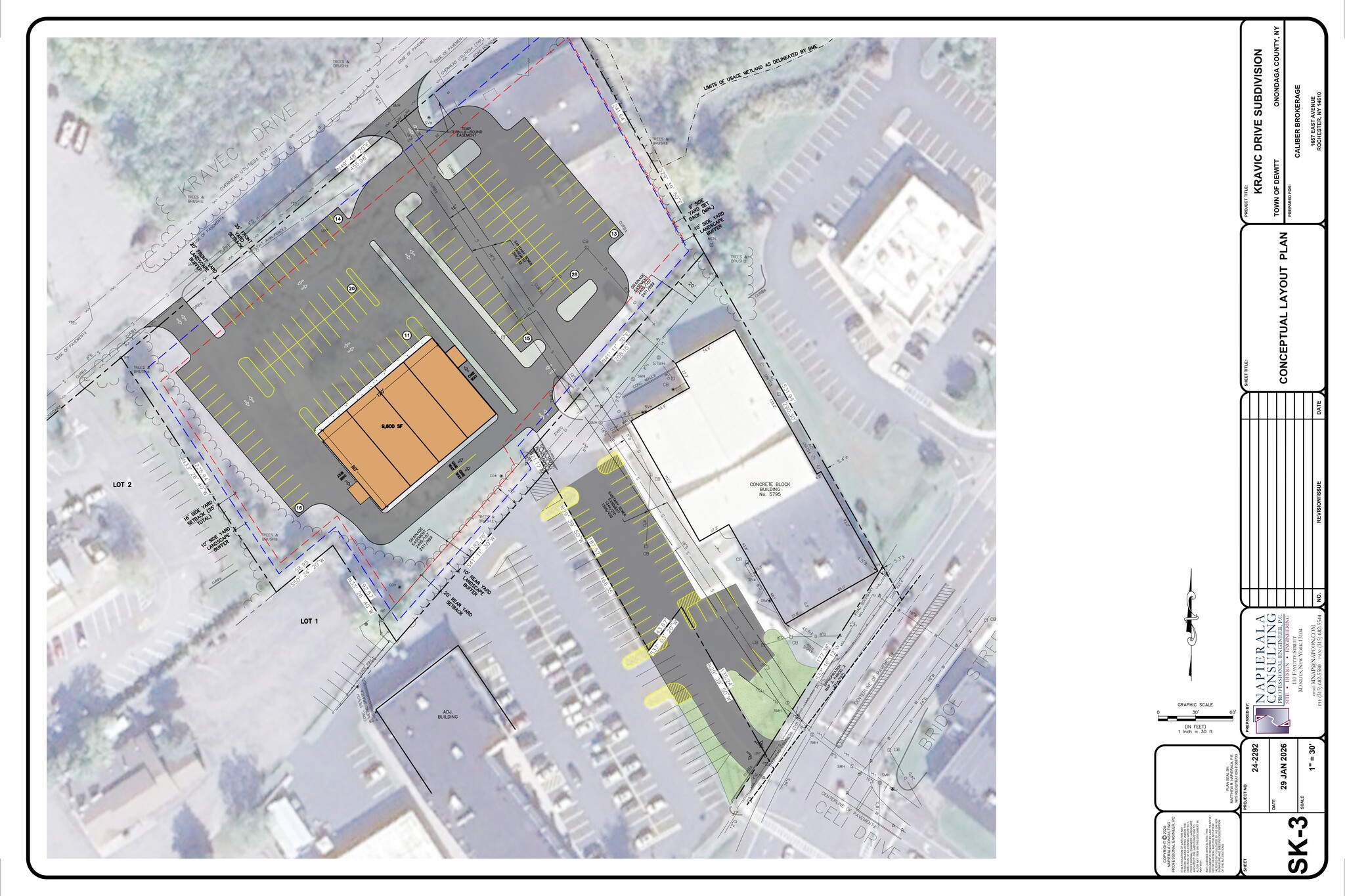 5795 Bridge St, East Syracuse, NY à louer Plan de site- Image 1 de 1