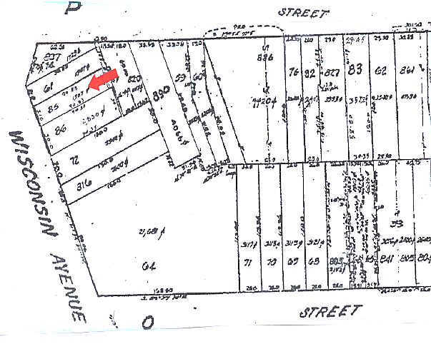 1425 Wisconsin Ave NW, Washington, DC à louer - Plan cadastral - Image 3 de 3