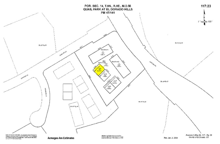 1216-1220 Suncast Ln, El Dorado Hills, CA for sale - Plat Map - Image 2 of 15