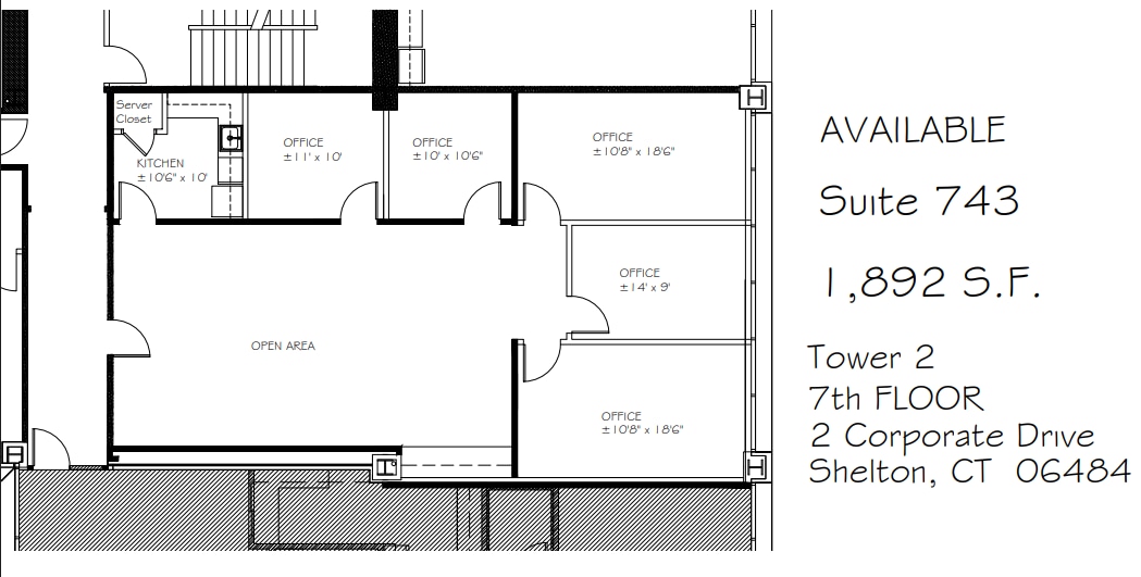 2 Corporate Dr, Shelton, CT for lease Floor Plan- Image 1 of 1