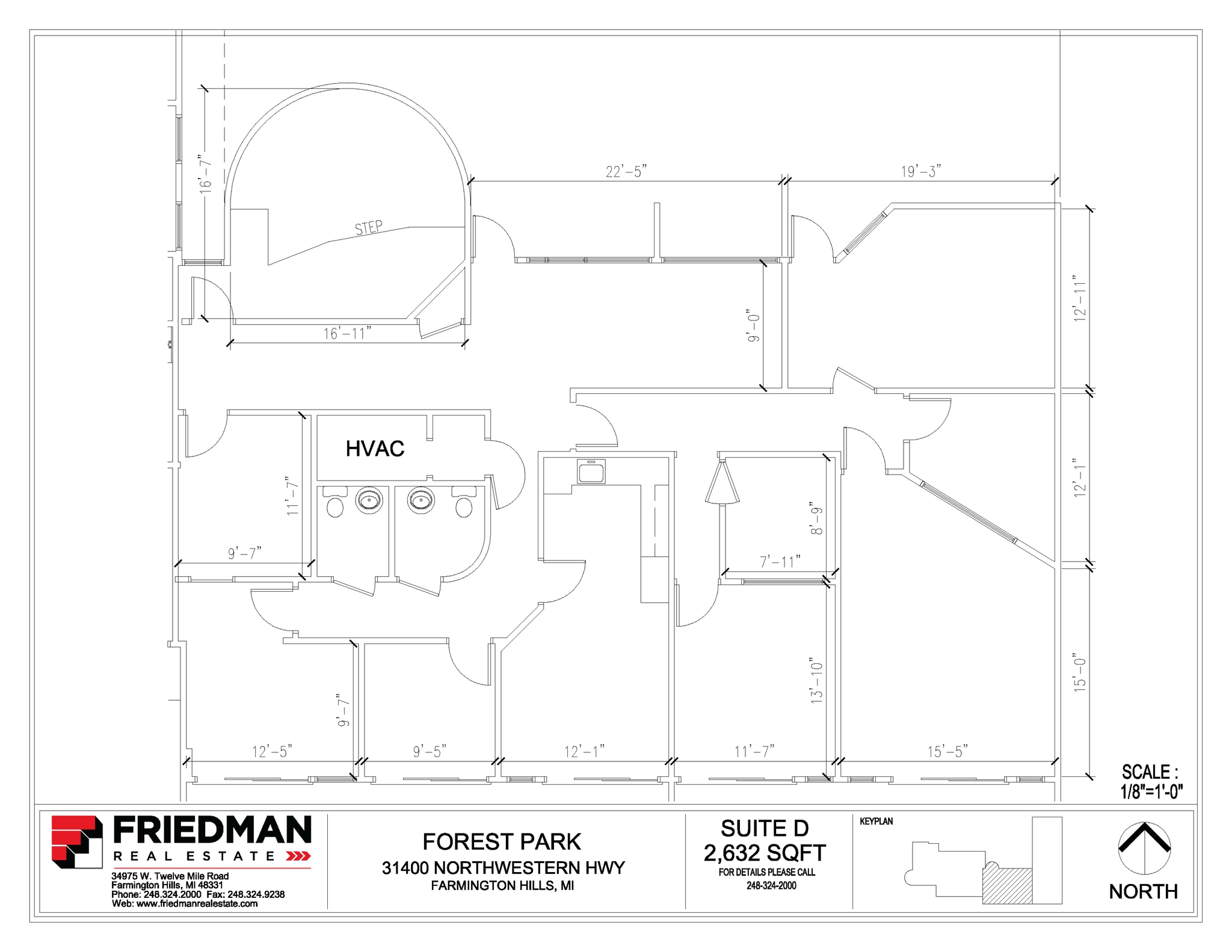 31390-31396 Northwestern Hwy, Farmington Hills, MI for lease Floor Plan- Image 1 of 1