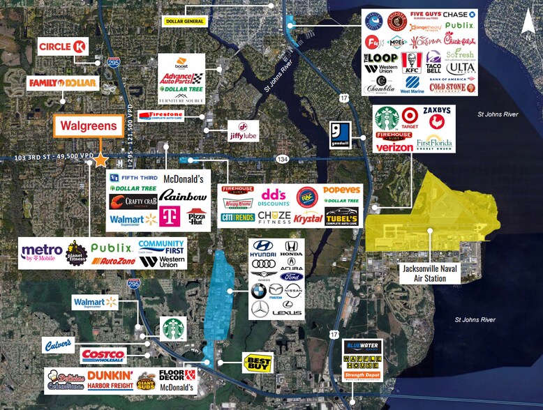 7546 103rd St, Jacksonville, FL à vendre - Aérien - Image 3 de 4