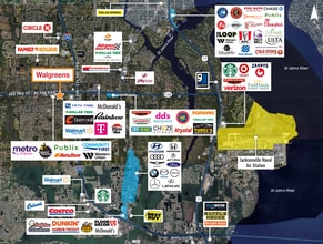 7546 103rd St, Jacksonville, FL - AÉRIEN Vue de la carte - Image1