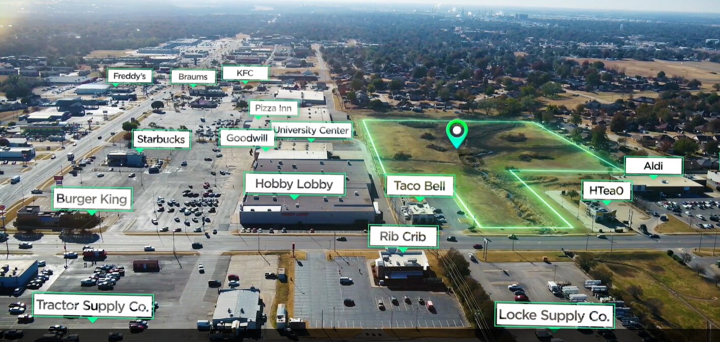 1150 Prospect Ave, Ponca City, OK à vendre Aérien- Image 1 de 5