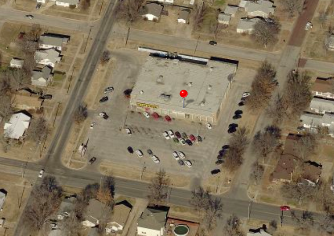 801 W Grand Ave, Ponca City, OK for lease - Aerial - Image 2 of 2