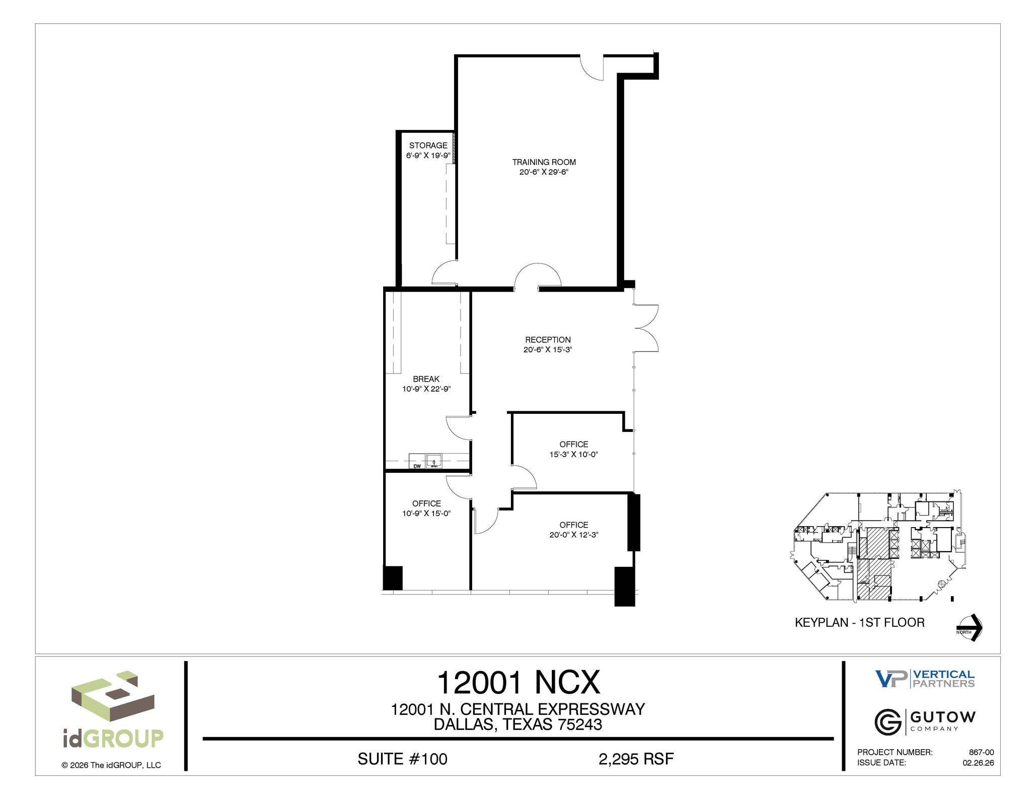 12001 N Central Expy, Dallas, TX à louer Plan d’étage- Image 1 de 1