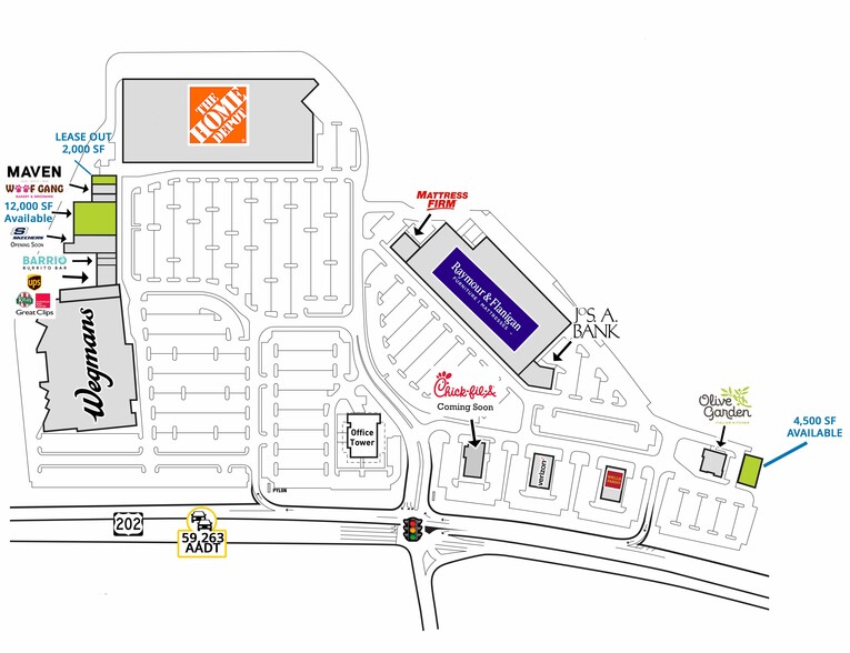 724 US Highway 202, Bridgewater, NJ for lease - Building Photo - Image 2 of 10