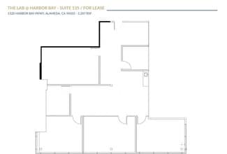 1310-1430 Harbor Bay Pky, Alameda, CA à louer Plan d’étage- Image 1 de 1