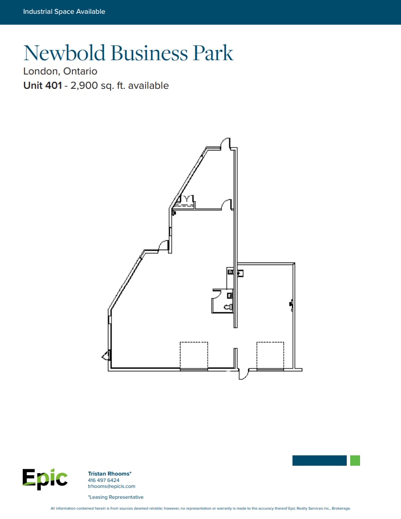 150-241 Consortium Crt, London, ON for lease Floor Plan- Image 1 of 1