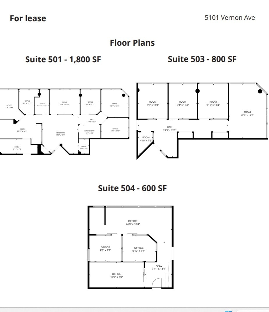 5101 Vernon Ave, Edina, MN for lease Floor Plan- Image 1 of 1