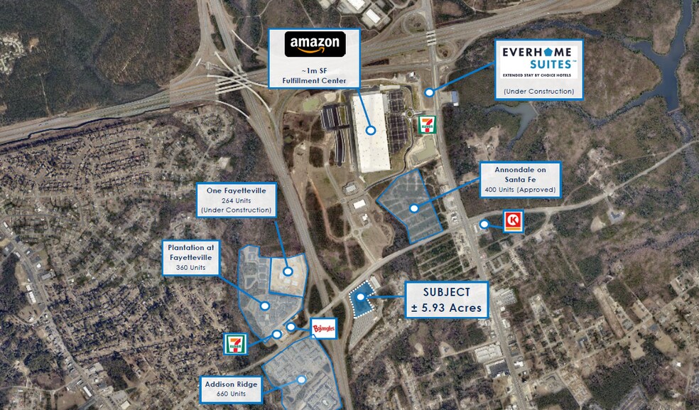 Santa Fe Dr & Jacks Ford Dr, Fayetteville, NC à vendre - Photo du bâtiment - Image 2 de 4