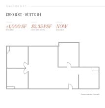 1290 B St, Hayward, CA à louer Plan d’étage- Image 1 de 1