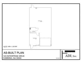 105 Enterprise Dr, Cumming, GA à louer Plan de site- Image 1 de 1