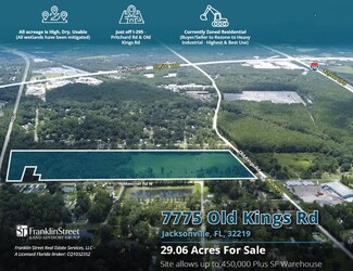 More details for 7775 Old Kings Rd, Jacksonville, FL - Land for Sale