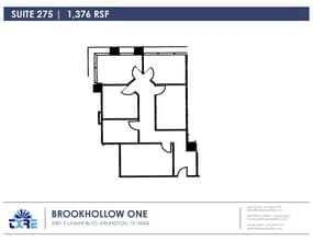 2301 E Lamar Blvd, Arlington, TX à louer Plan d’étage- Image 1 de 1