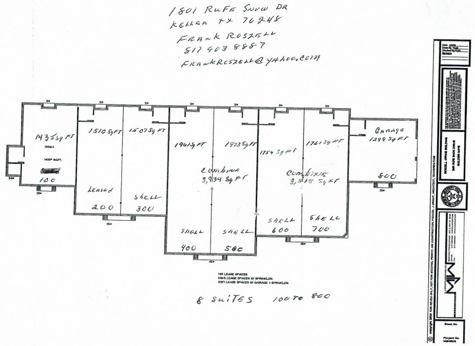 1801 Rufe Snow Dr, Keller, TX for lease Site Plan- Image 1 of 1