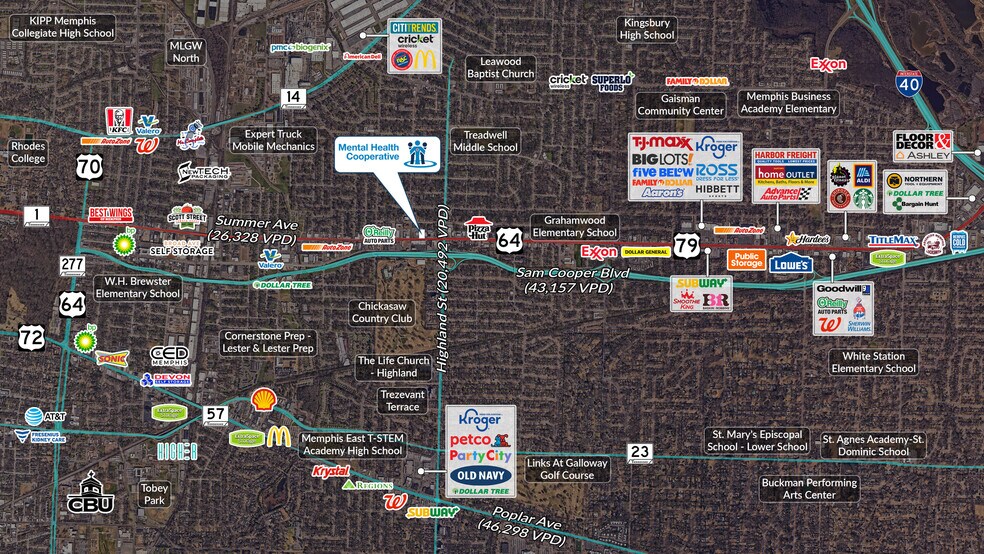 3430 Summer Ave, Memphis, TN à vendre - Photo du bâtiment - Image 3 de 4