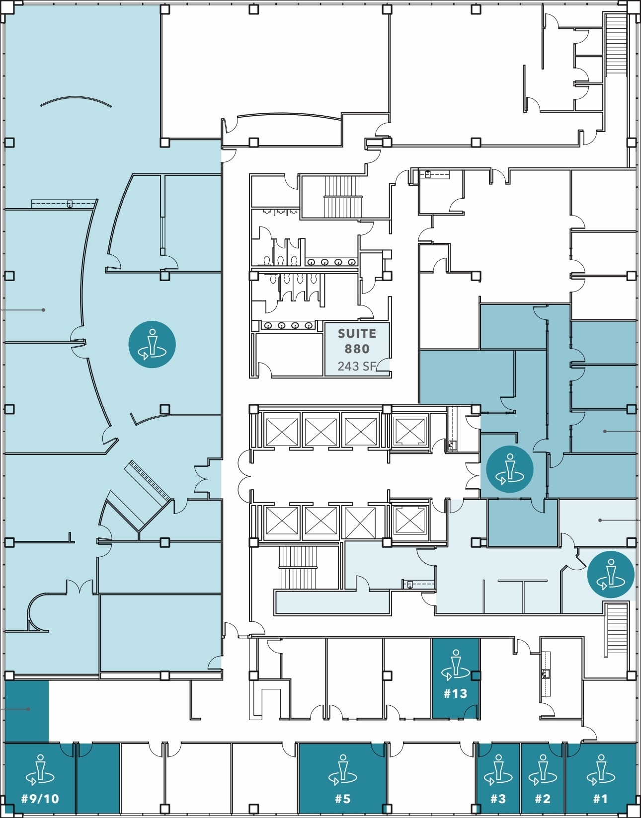 1055 Wilshire Blvd, Los Angeles, CA à louer Plan d’étage- Image 1 de 1