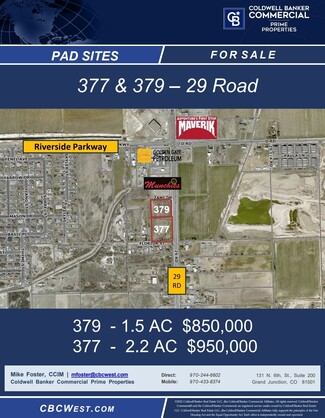 Plus de détails pour 377 29 Rd, Grand Junction, CO - Terrain à vendre