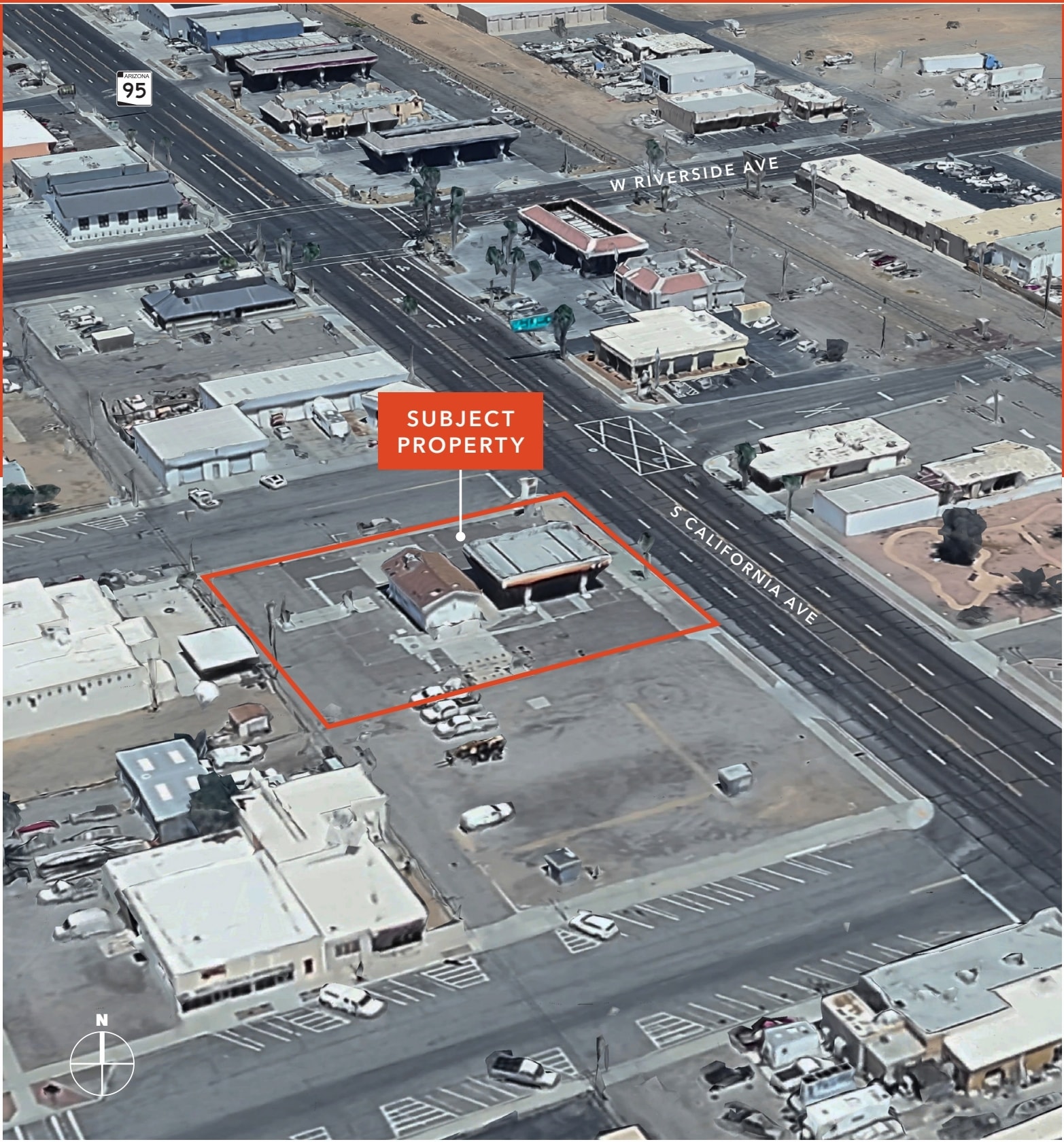 1100 S California Ave, Parker, AZ à vendre Aérien- Image 1 de 2