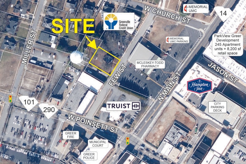 109 Few St, Greer, SC for lease - Aerial - Image 2 of 21