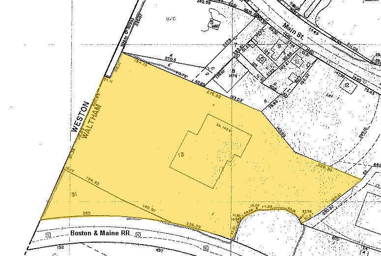 1432 Main St, Waltham, MA à louer - Plan cadastral - Image 2 de 5