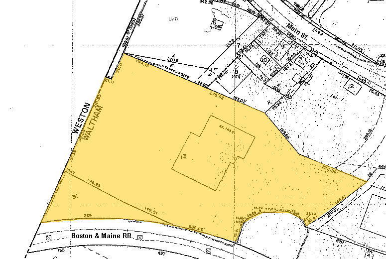 1432 Main St, Waltham, MA for lease - Plat Map - Image 2 of 5